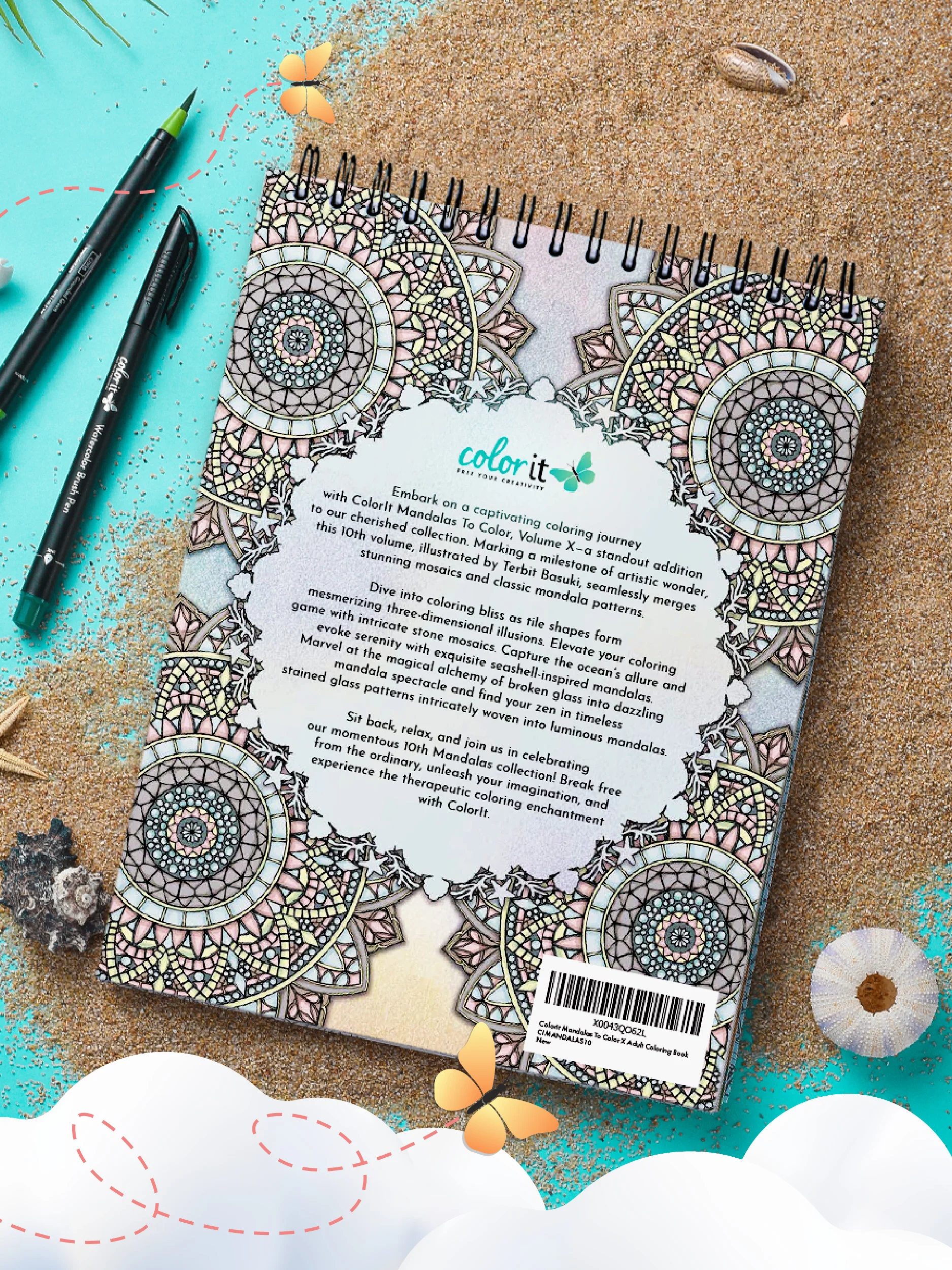 ColorIt Mandalas To Color, Volume X, Coloring Book for Adults Illustrated By Terbit Basuki - Image 8