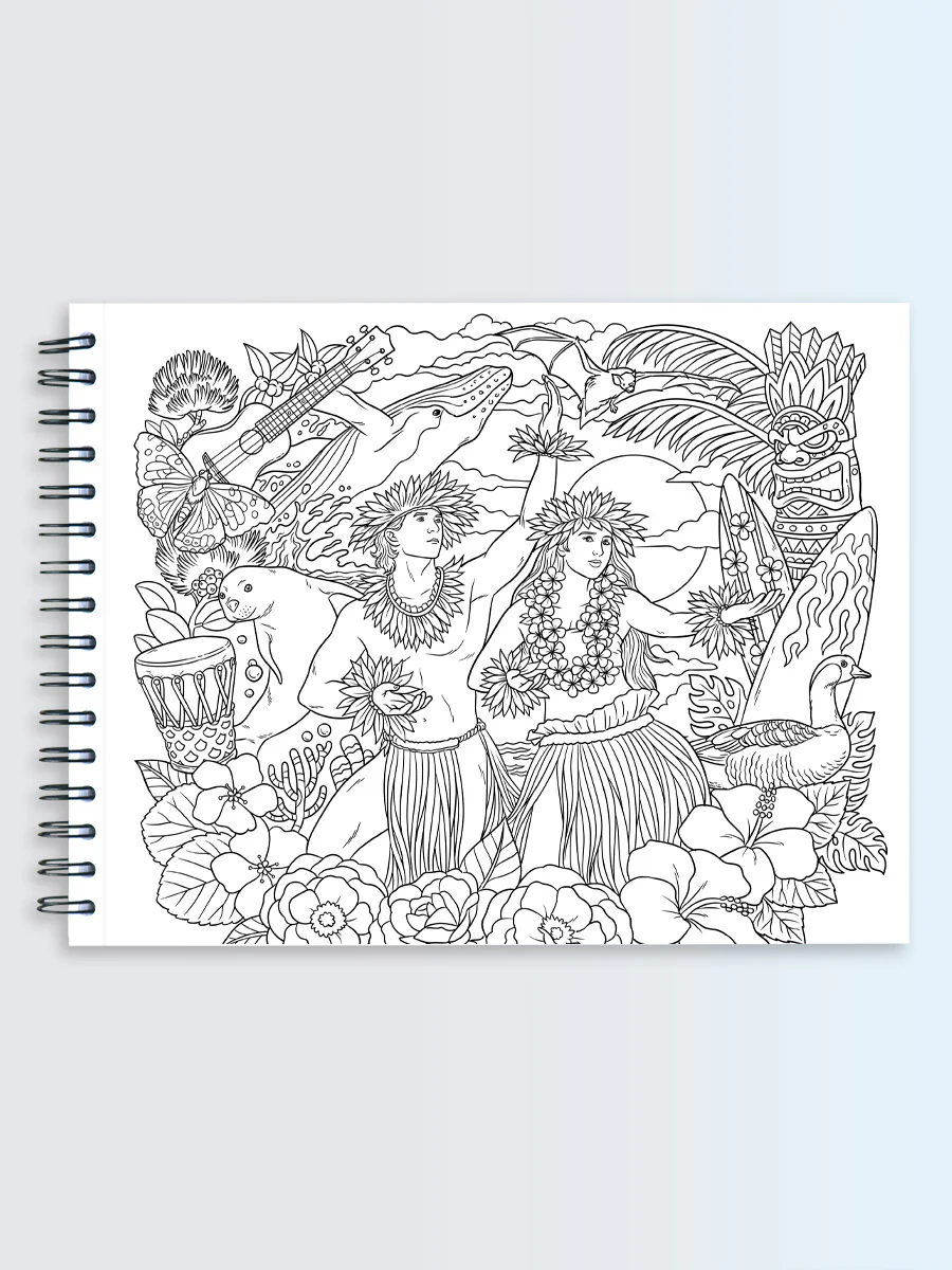 ColorIt The Fifty States Coloring Book for Adults Illustrated by Hasby Mubarok - Image 6