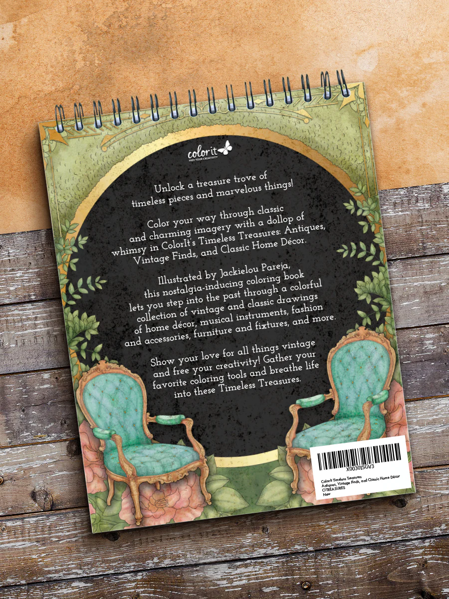ColorIt Timeless Treasures Coloring Book for Adults by Jackielou Pareja - Image 8
