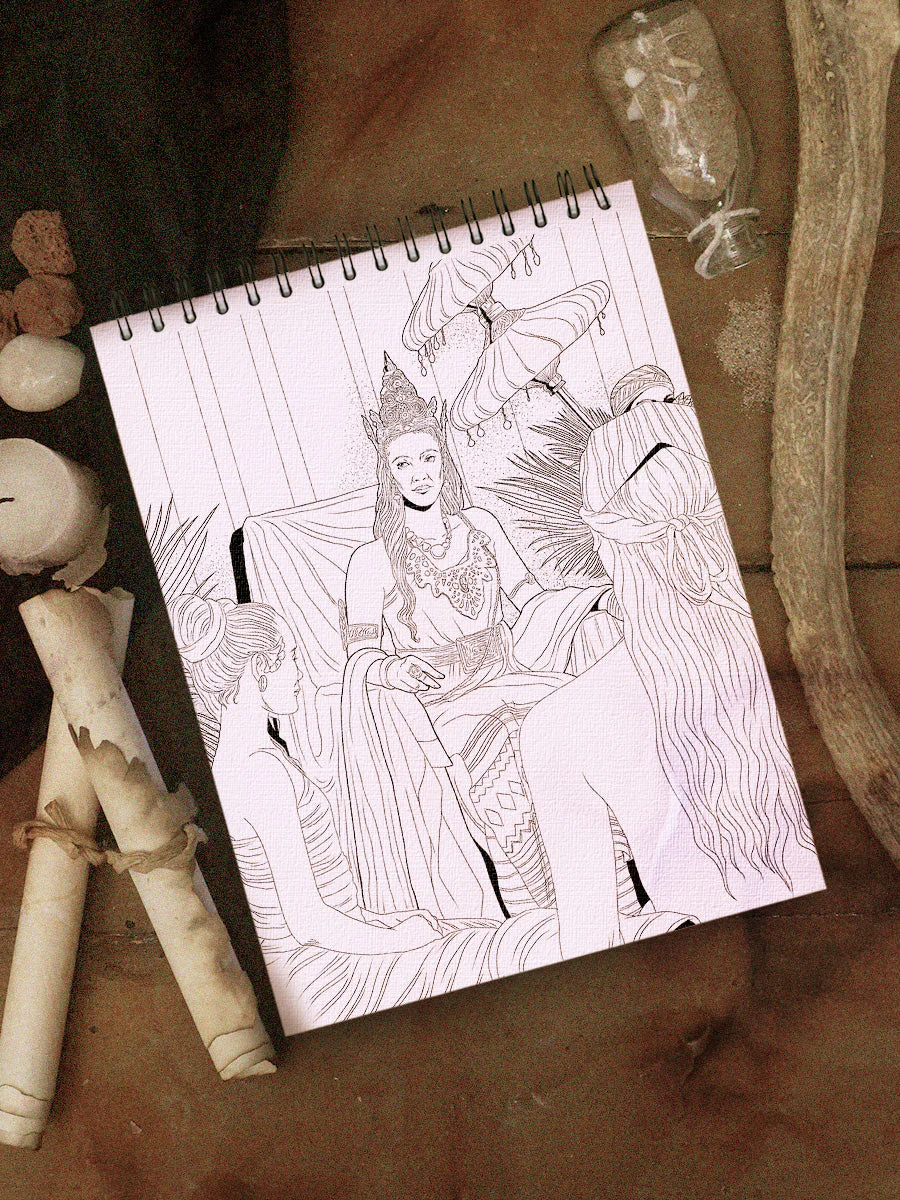 ColorIt Ancient Empires Adult Coloring Book Illustrated By Kring Demetrio - Image 4