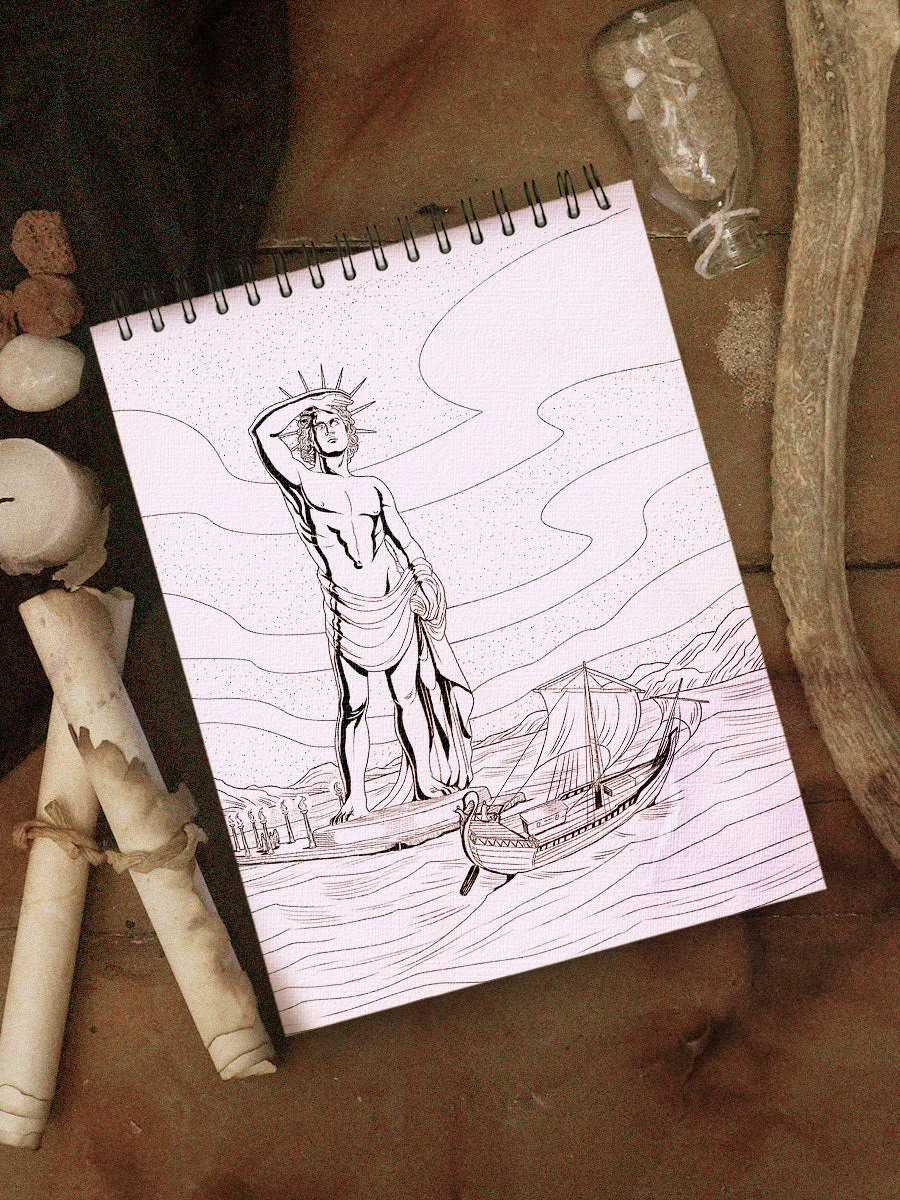 ColorIt Ancient Empires Adult Coloring Book Illustrated By Kring Demetrio - Image 6