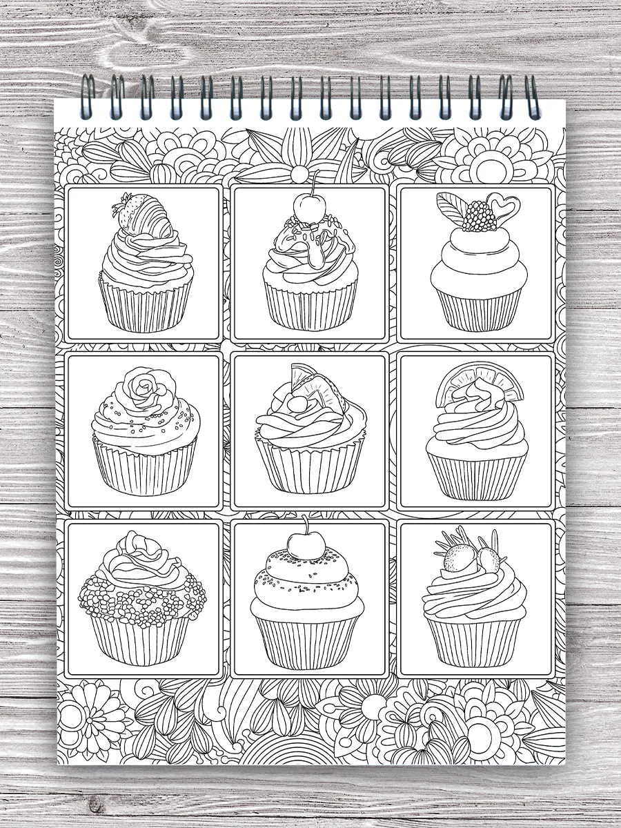 Delightful Desserts and Sweet Treats Coloring Book by Jackielou Pareja and Patrick Bucoy - Image 7