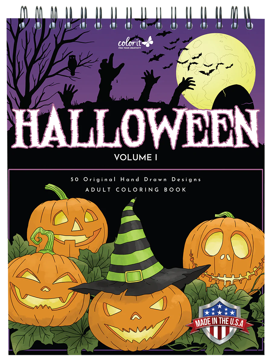 Halloween Coloring Book for Adults by Patrick Bucoy
