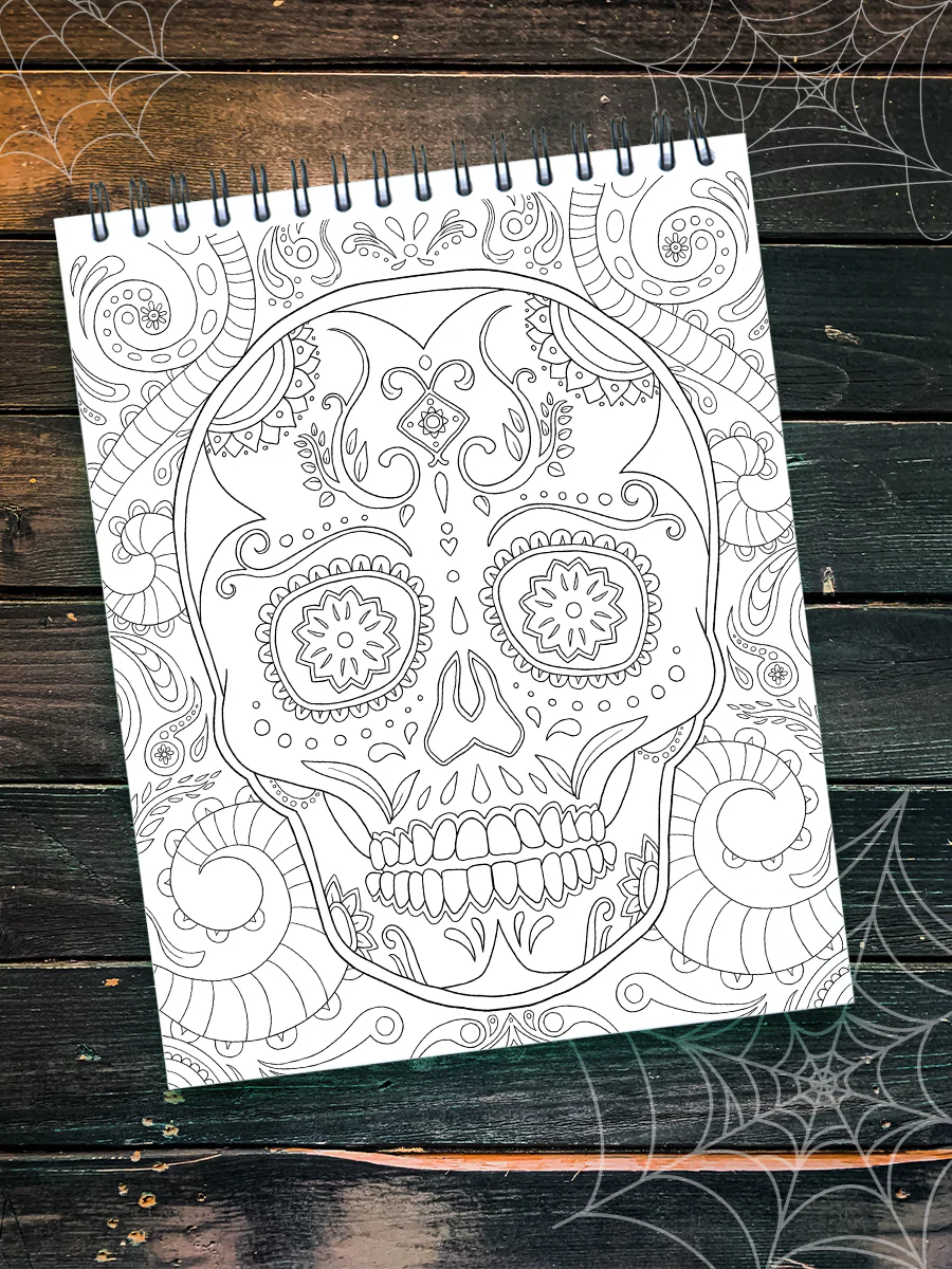Halloween Coloring Book for Adults by Patrick Bucoy - Image 6