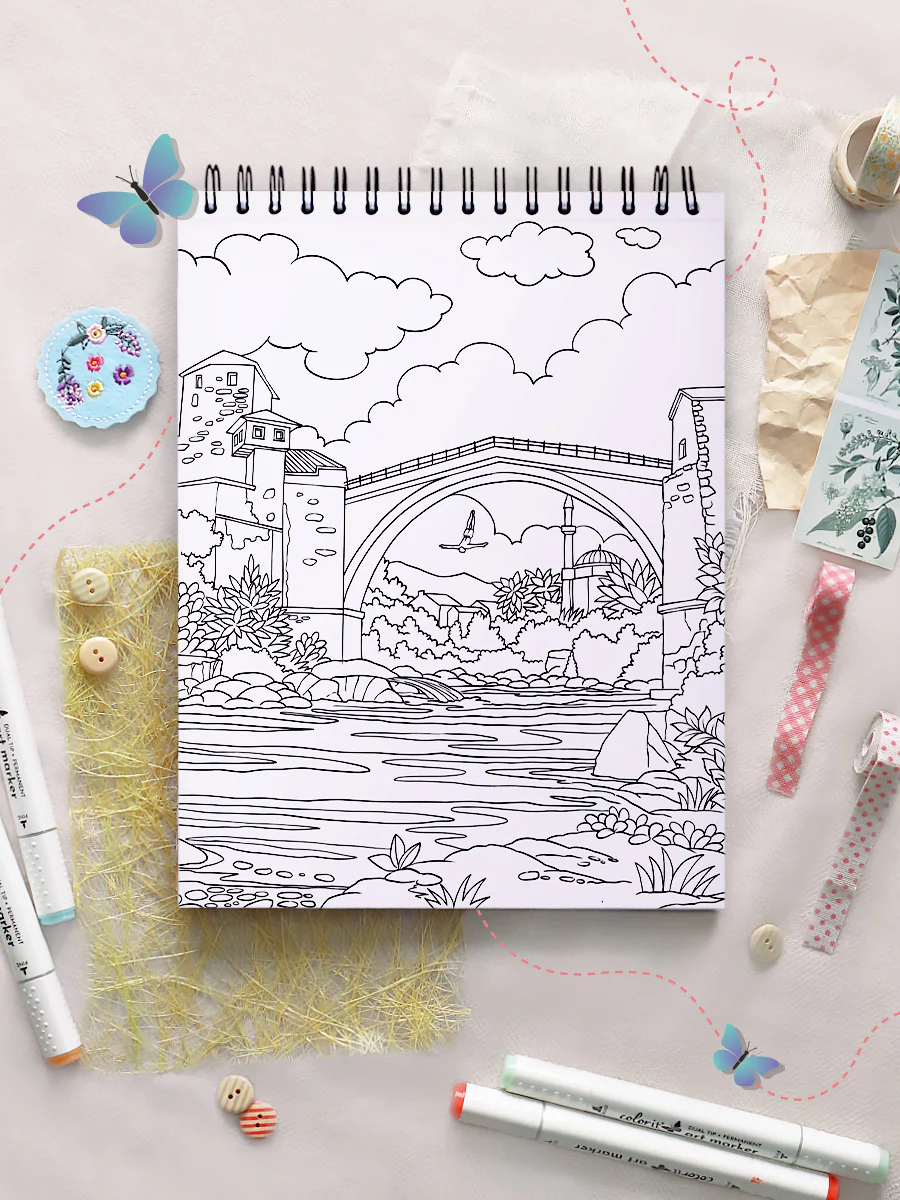 ColorIt Lost in Translation Coloring Book for Adults Illustrated By Terbit Basuki - Image 4