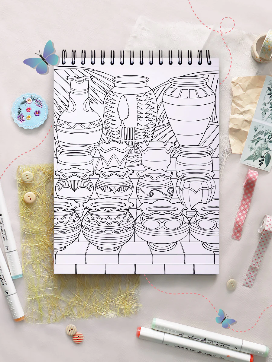 ColorIt Lost in Translation Coloring Book for Adults Illustrated By Terbit Basuki - Image 5