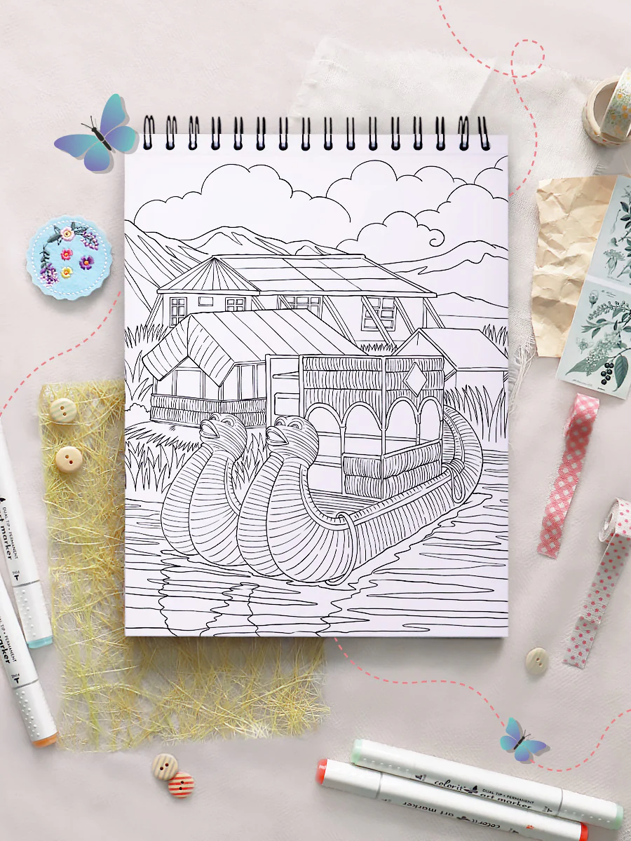 ColorIt Lost in Translation Coloring Book for Adults Illustrated By Terbit Basuki - Image 6