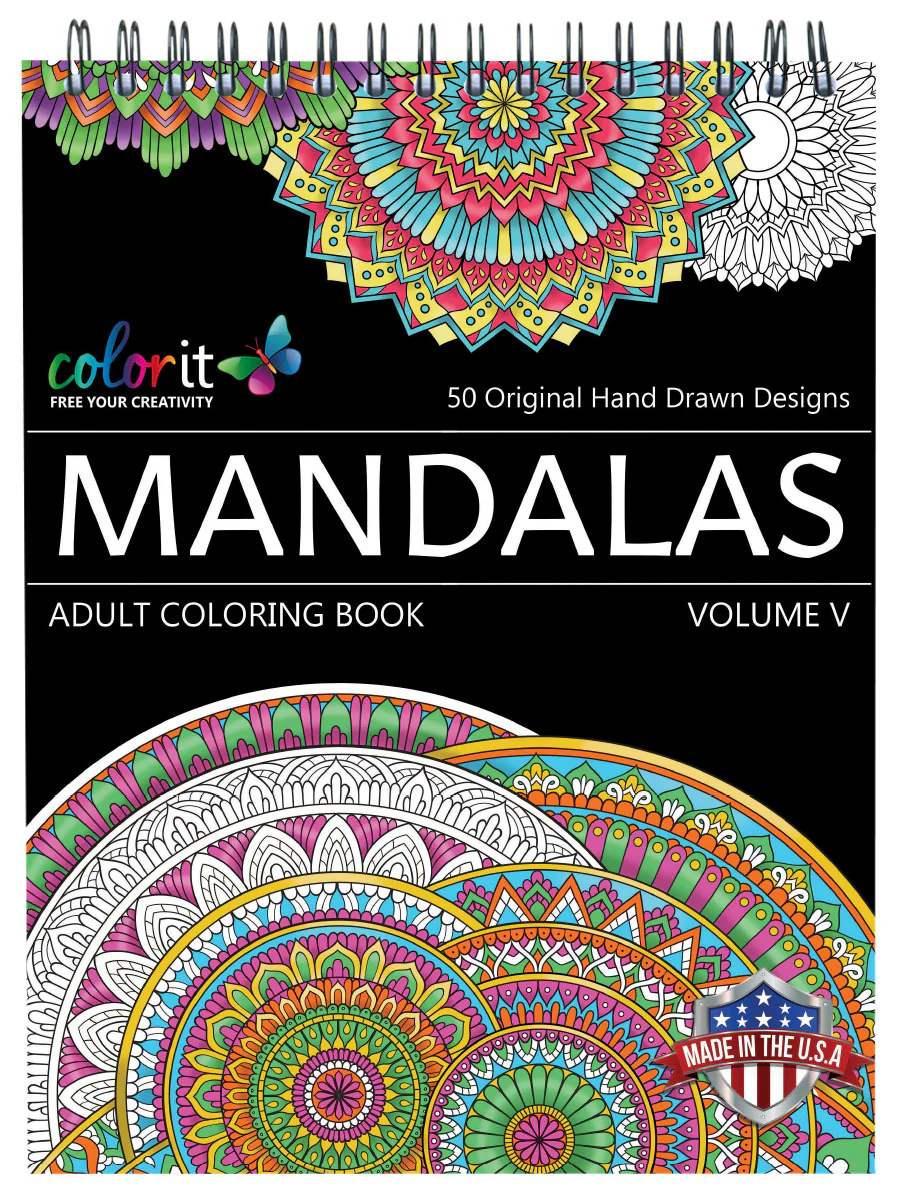 ColorIt Mandalas To Color, Volume V Coloring Book for Adults by Terbit Basuki
