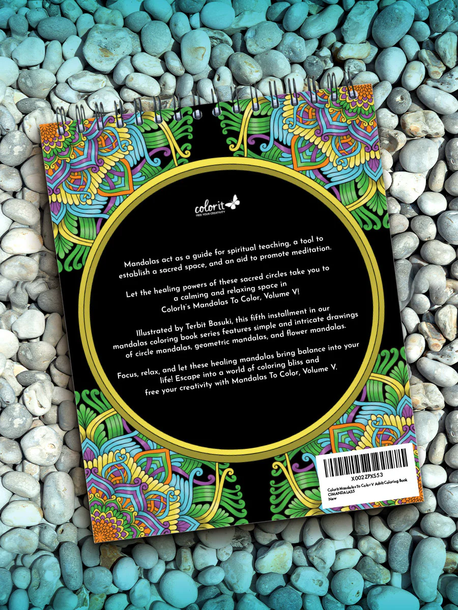 ColorIt Mandalas To Color, Volume V Coloring Book for Adults by Terbit Basuki - Image 8