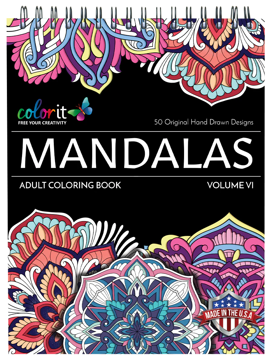 ColorIt Mandalas To Color, Volume VI Coloring Book for Adults by Terbit Basuki