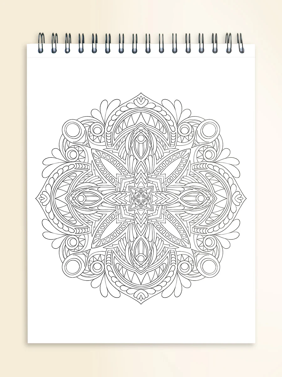 ColorIt Mandalas To Color, Volume VI Coloring Book for Adults by Terbit Basuki - Image 2