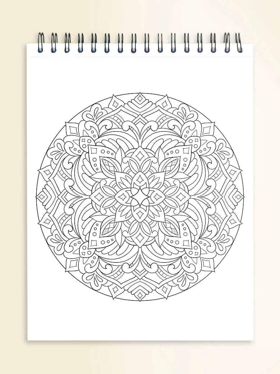 ColorIt Mandalas To Color, Volume VI Coloring Book for Adults by Terbit Basuki - Image 3