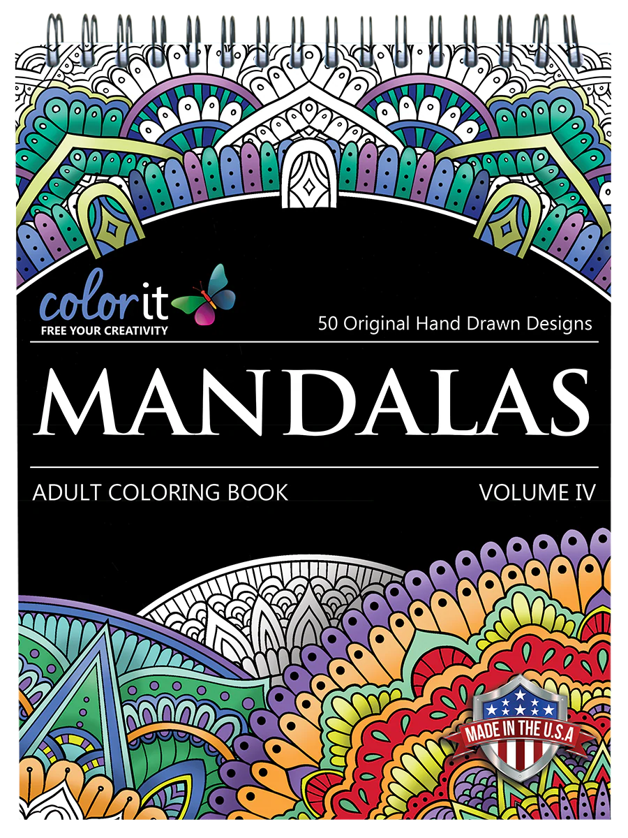 ColorIt Mandalas To Color, Volume IV Coloring Book for Adults by Terbit Basuki