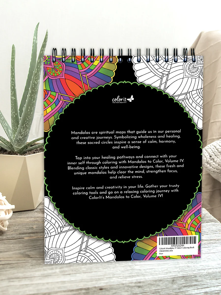 ColorIt Mandalas To Color, Volume IV Coloring Book for Adults by Terbit Basuki - Image 8