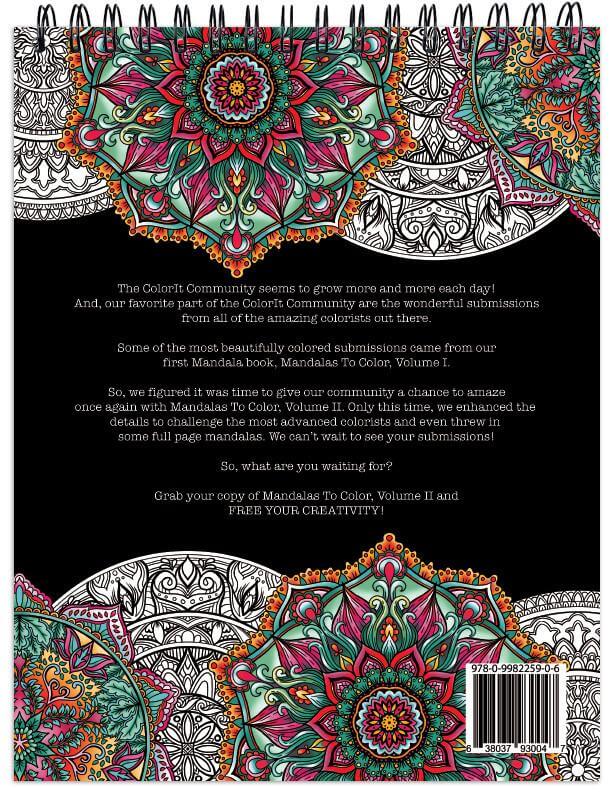 ColorIt Mandalas To Color, Volume II Coloring Book for Adults by Terbit Basuki - Image 11