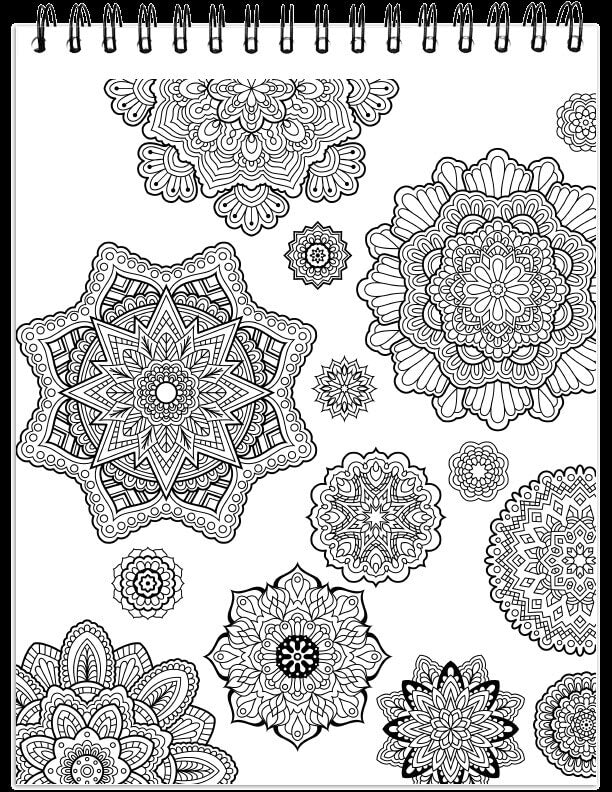 ColorIt Mandalas To Color, Volume II Coloring Book for Adults by Terbit Basuki - Image 4