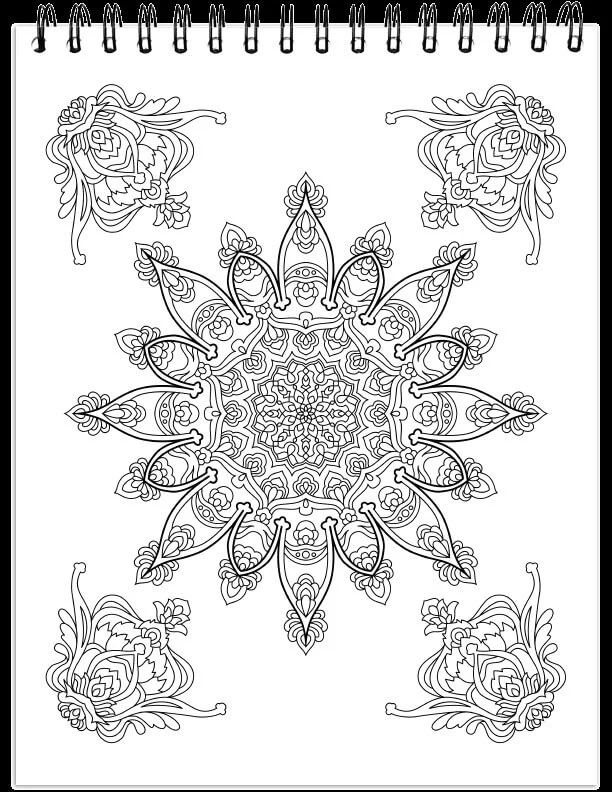 ColorIt Mandalas To Color, Volume II Coloring Book for Adults by Terbit Basuki - Image 7
