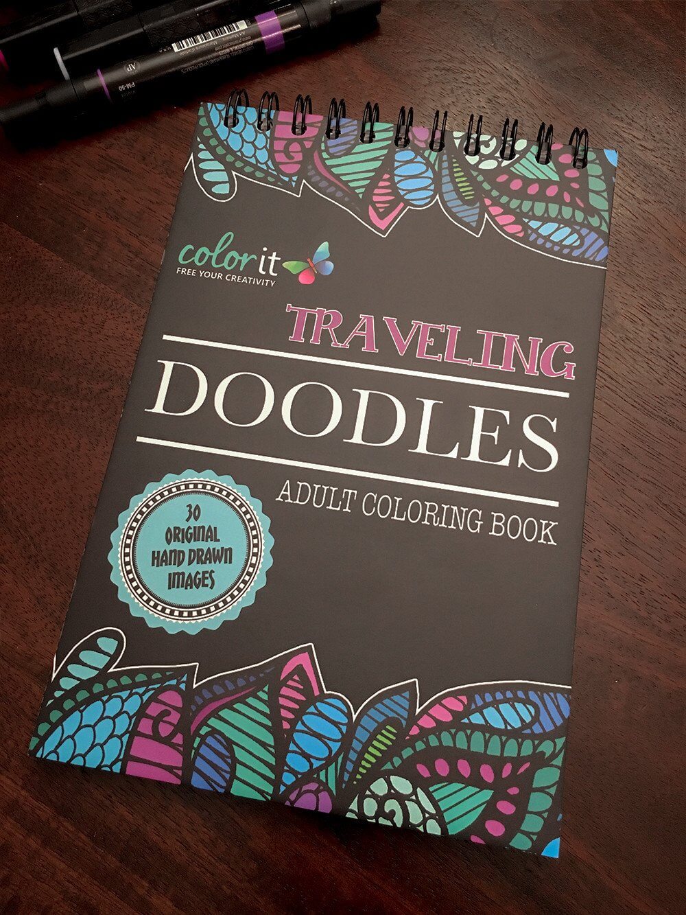 ColorIt Traveling Doodles Illustrated By Virginia Falkinburg - Image 3