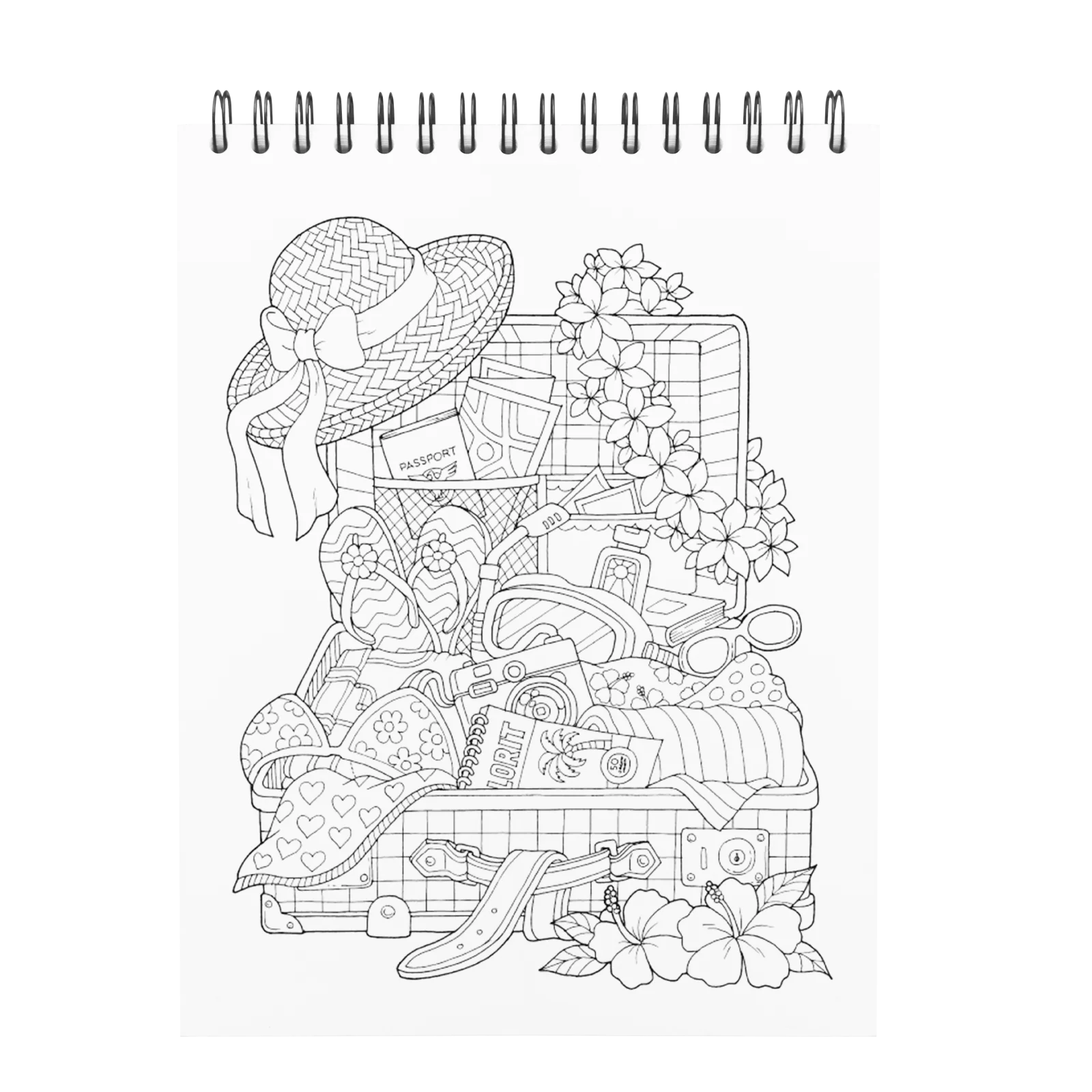 ColorIt Tropical Scenes Adult Coloring Book by Hasby Mubarok - Image 2